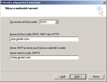 outlook express - pop3 a smtp